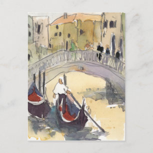 Reiseziele   Venice Plein Air Gondelbahn Postkarte