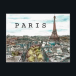 Reiseziele | Vintager Eiffelturm in Paris Postkarte<br><div class="desc">Der Nachmittag ist gebrochen, und Sie werden in einem schönen Tag in Paris getaucht. Die Aquarellfarbe gibt uns einen neuen Ausblick auf die boomende Hauptstadt Frankreichs. Das fantastische Kunstwerk wurde von der einen und nur Melissa Wang gemalt. Sie erlaubt uns, Paris durch ihre Augen zu sehen. Der Eiffelturm ist der...</div>