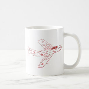 Reisigbündel Mig-15 Kaffeetasse