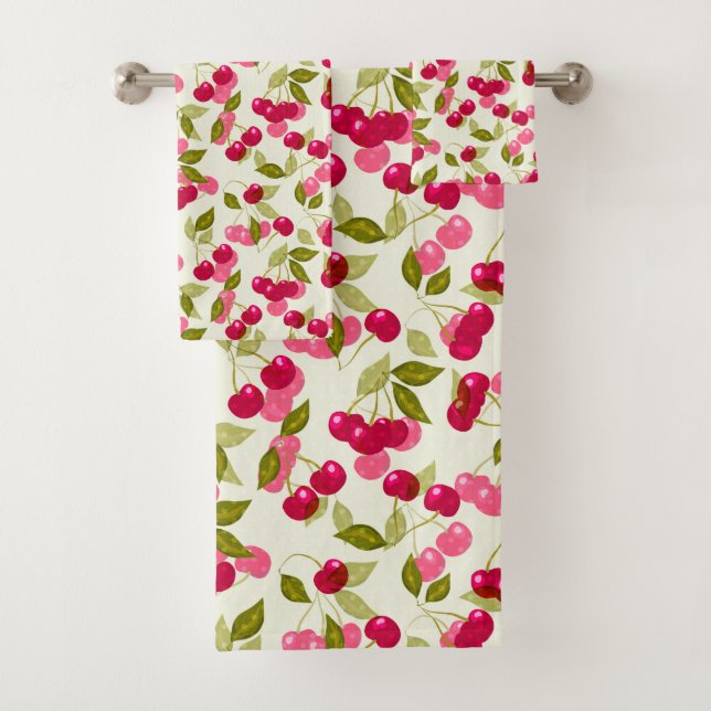 Reiskirsche Badhandtuch Set (Insitu)
