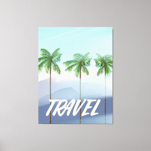 Reispalmen Leinwanddruck