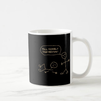 Reiß dich zusammen Mann Stickman Lustiger Spruch M Kaffeetasse