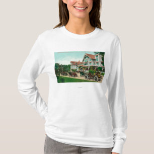 Reißen Sie Ansicht des Äußeren von Hotel Del Mo T-Shirt