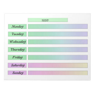 Reißen Sie den Kalender ab, erstellen Sie ein Note Notizblock