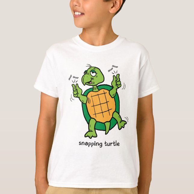 reißende Schildkröte T-Shirt (Vorderseite)