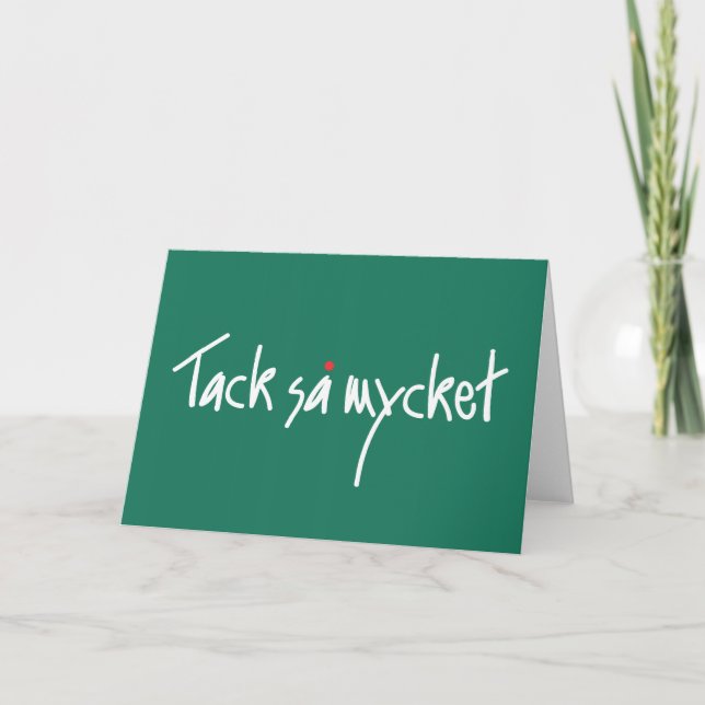 Reißnagel sa mycket dankeskarte (Vorderseite)