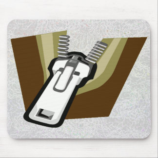 "Reißverschluss auf einem Mousepad "