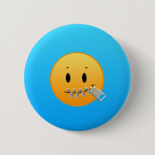 Reißverschluss Emoji Button