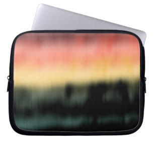 Reißverschluss-Laptop-Hülle, Digital Tie Dye Laptopschutzhülle