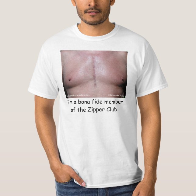 Reißverschluss-Vereinsmitglied T-Shirt (Vorderseite)