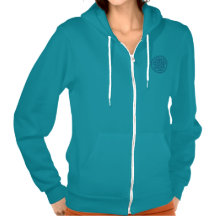 Reißverschlusssweatshirt der Frauen mit dem Wappen