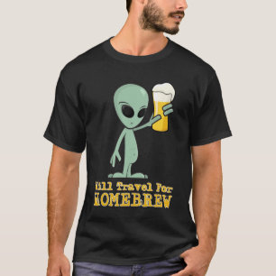 Reist für Zuhause Brew (Logo-an Rückseite) - T-Shirt