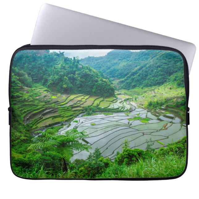 Reisterrasse, Philippinen Laptopschutzhülle (Vorderseite)