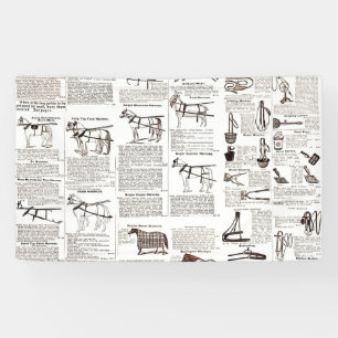 Reitantike Werbung Kunst Banner