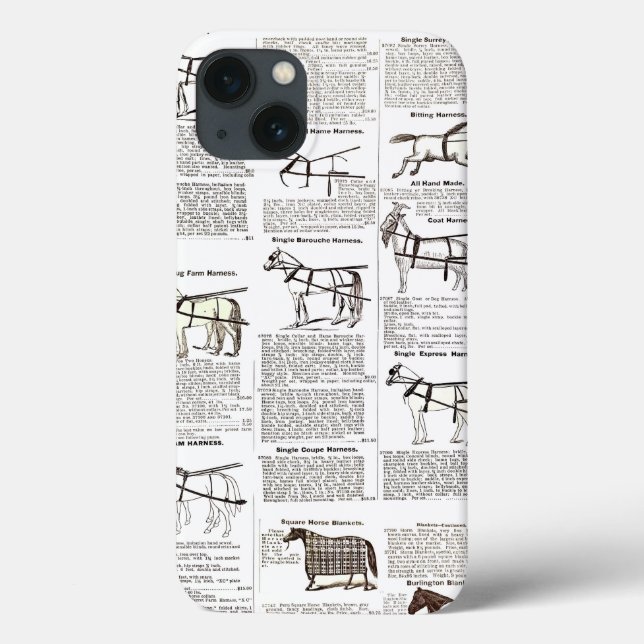Reitantike Werbung Kunst Case-Mate iPhone Hülle (Rückseite)