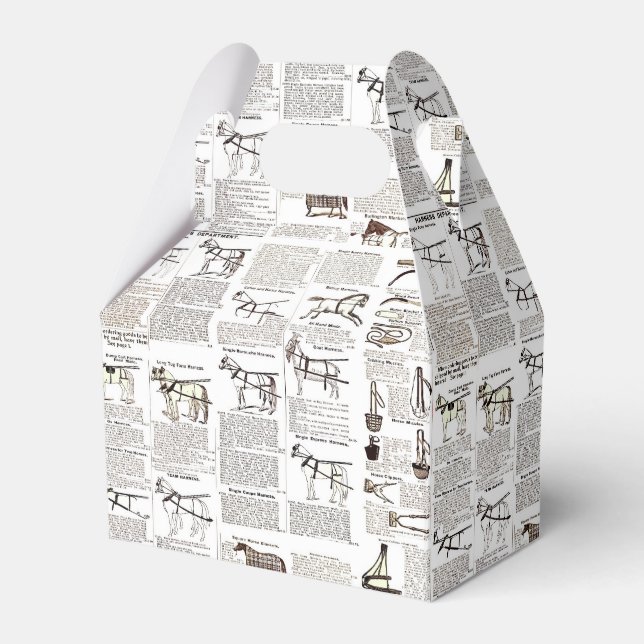 Reitantike Werbung Kunst Geschenkschachtel (Vorderseite)