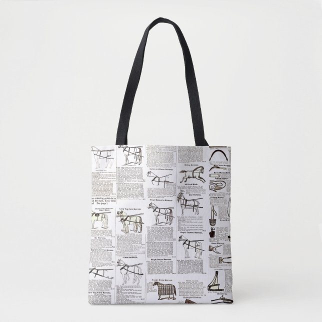Reitantike Werbung Kunst Tasche (Vorderseite)