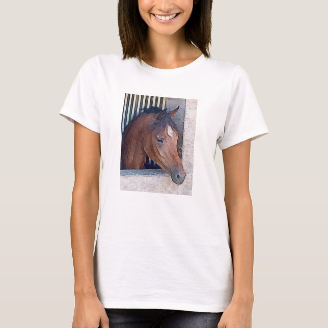 Reitarabischer Beauty-T - Shirt (Vorderseite)