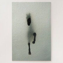 Reitausbruch durch Nebel - Abstrakte Kunst