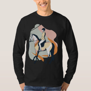 Reitausflug Dressur Pferdeportation T-Shirt