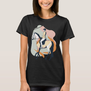 Reitausflug Dressur Pferdeportation T-Shirt