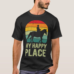 Reitausflug Reitausflug Reitsport - mein Happy Pla T-Shirt