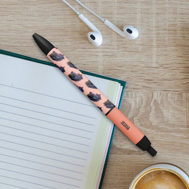 Reitbegeisterte farbenfrohe Graffiti-Pferde Kugelschreiber (Von Creator hochgeladen)