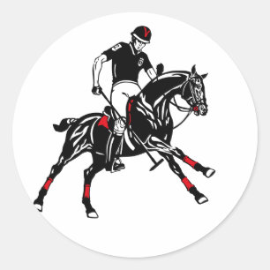 Reitclub-Schlüsselanhänger Runder Aufkleber