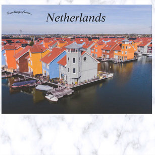 Reitdiephaven Gronigen Niederlande Postkarte