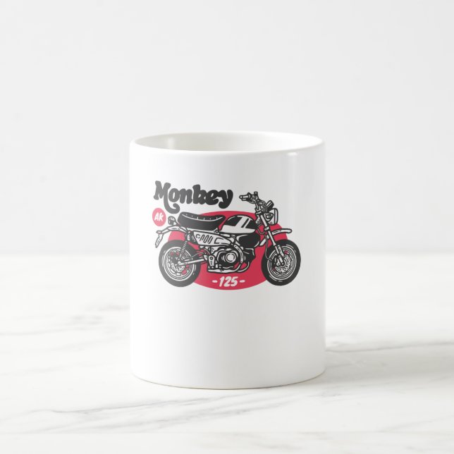 Reite Affe Kaffeetasse (Mittel)