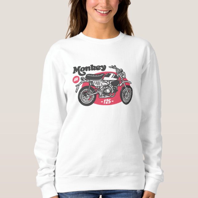 Reite Affe Sweatshirt (Vorderseite)