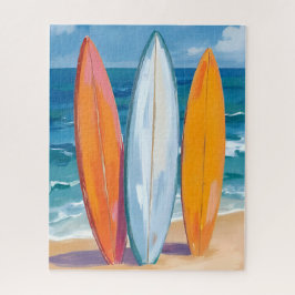 Reite die Wellen | Wasserfarbe Strand Ozean