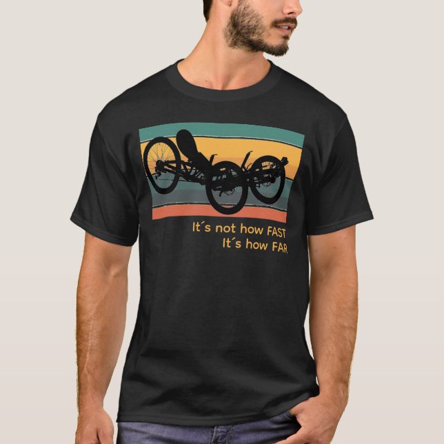 Reite im Liegerad ! T-Shirt (Vorderseite)