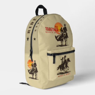 Reite zusammen - Ein wundervolles Western-Leben Bedruckter Rucksack