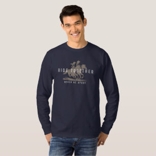 Reite zusammen - Westliches Leben (Dunkel) Herre T-Shirt