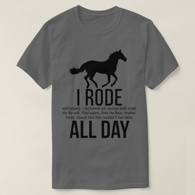 Reiten 2 T-Shirt (Design vorne)