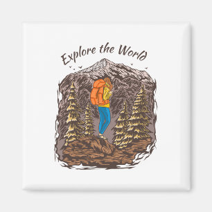 Reiten Adventurer Yosemite Reisen Wyo Magnet
