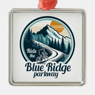 Reiten auf dem Blue Ridge Parkway Ornament Aus Metall