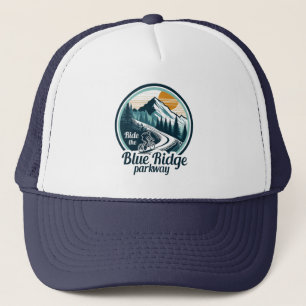 Reiten auf dem Blue Ridge Parkway Truckerkappe