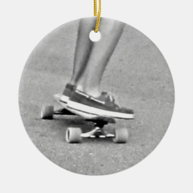 Reiten auf der Landebahn Keramik Ornament (Vorne)