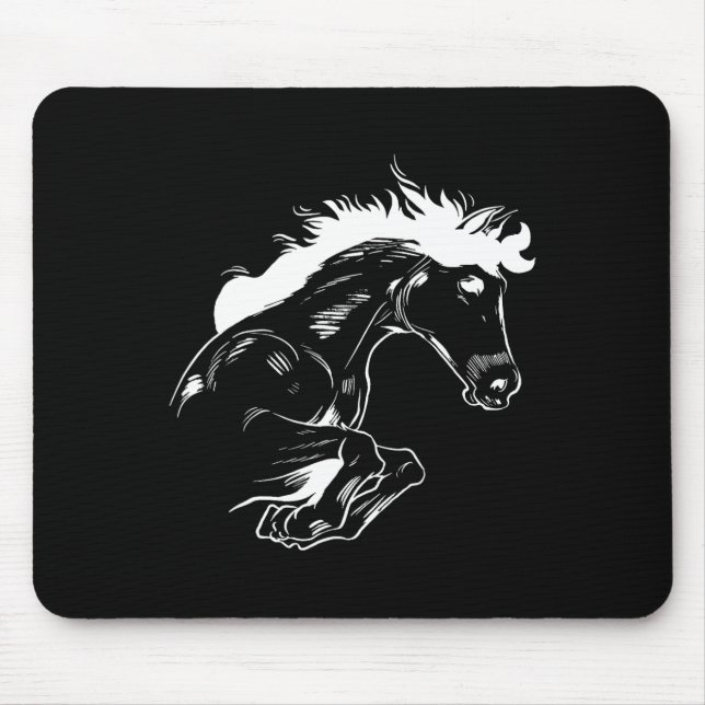 Reiten auf Pferden Reiten Mousepad (Vorne)
