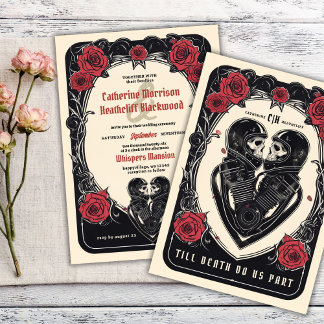 Reiten bis zum Tod und darüber hinaus: Hochzeit Einladung
