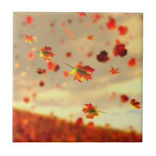 Reiten der Oktober Brise Dekorative Tile / Trivet Fliese