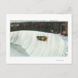 Reiten der Whiteface-Kurve Postkarte