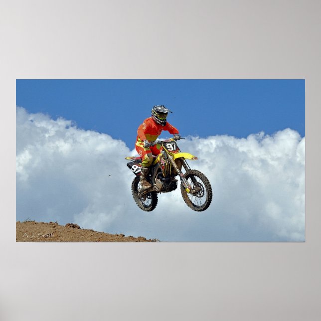 Reiten der Wolken Poster (Vorne)