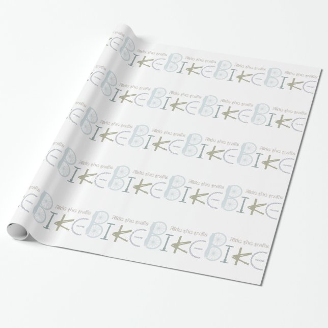 Reiten des Bike Graffiti Sportangebot Geschenkpapier (Ungerollt)