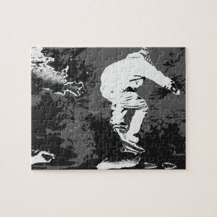 Reiten des Sturms - Skateboarder Jigsaw Puzzle