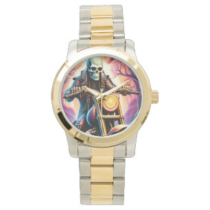 Reiten durch die Verflechtungszweige Armbanduhr