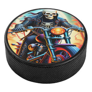 Reiten durch die Verflechtungszweige Eishockey Puck