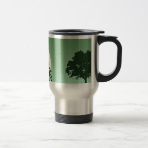 Reiten für grünere Weiden-rostfreie Reise-Tasse Reisebecher